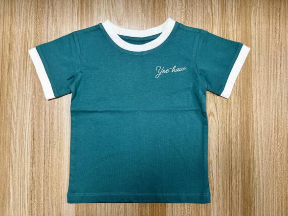 Yee-Haw Organic Ringer Tee