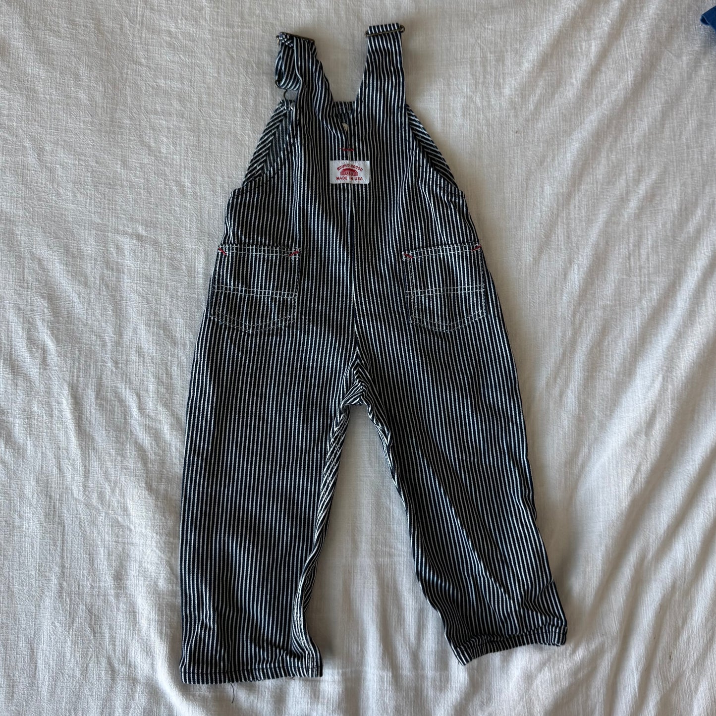 3T Round House Pinstripe Overalls