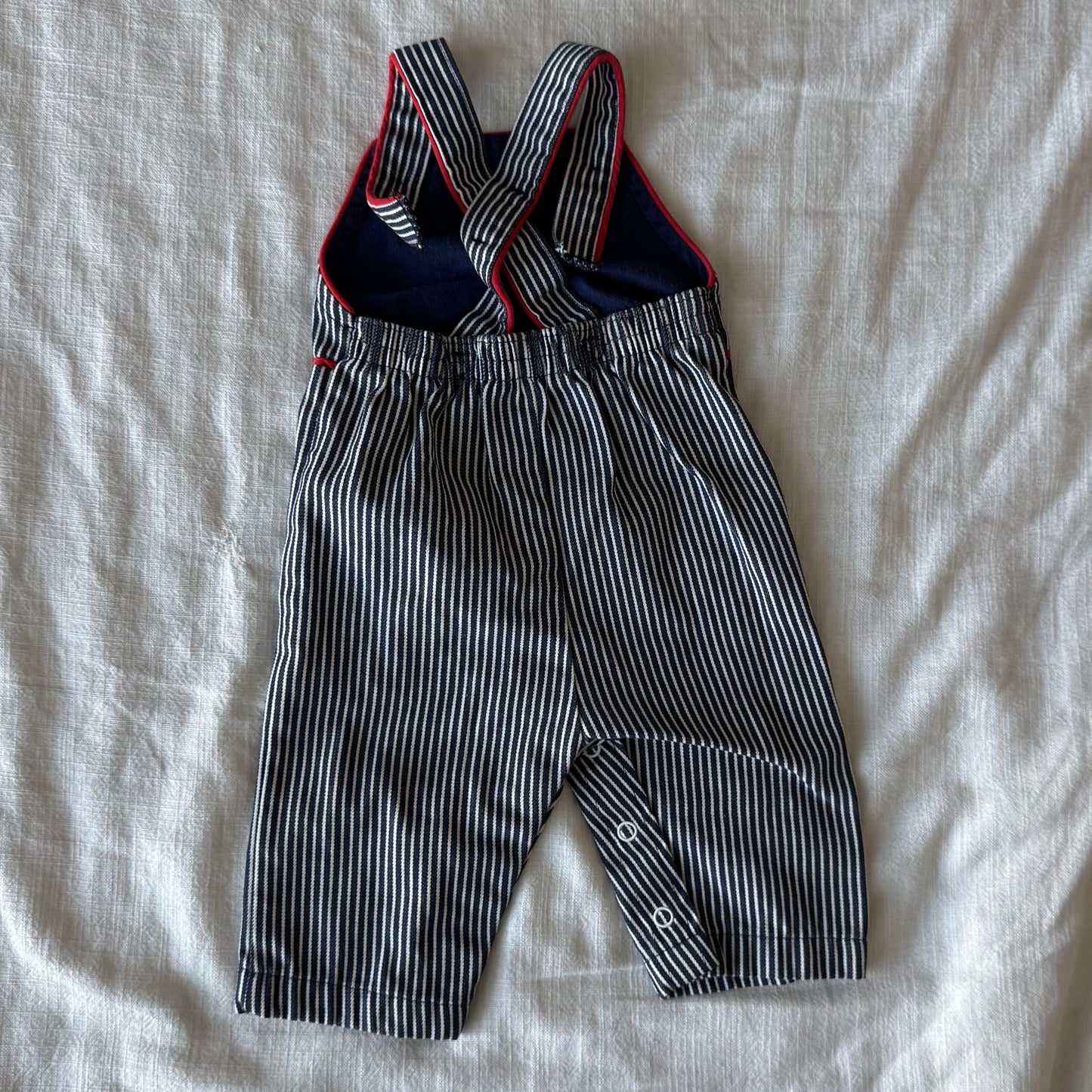 3-6 months Vintage Health-Tex Train Overalls