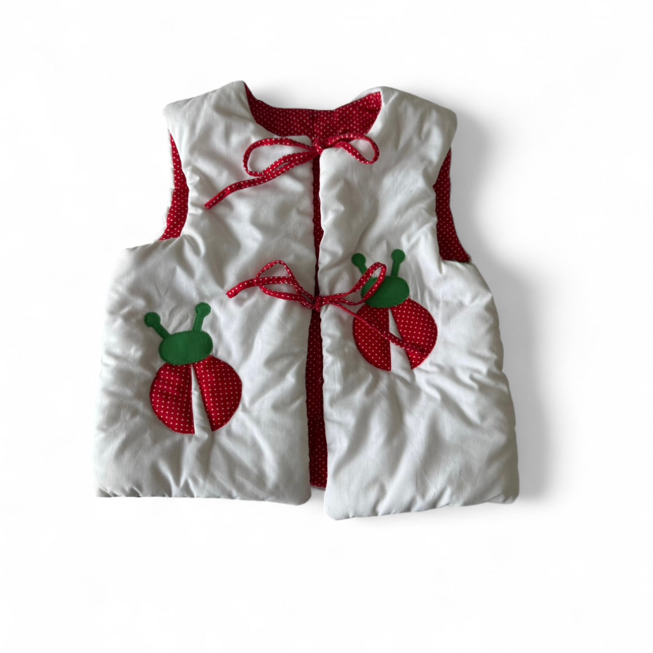 Size 8 Vintage Ladybug Vest