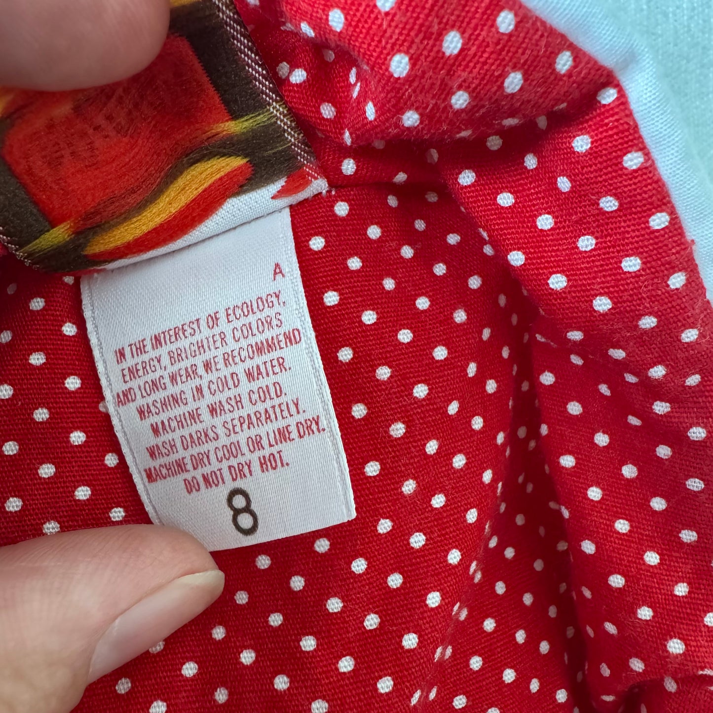 Size 8 Vintage Ladybug Vest