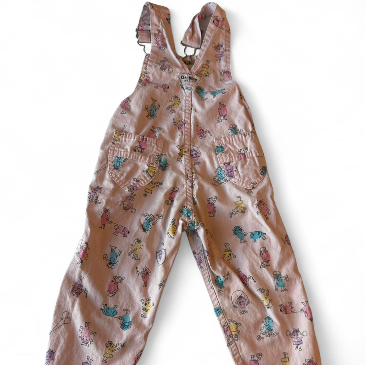 3t Vintage Oshkosh Fingerprint Overalls