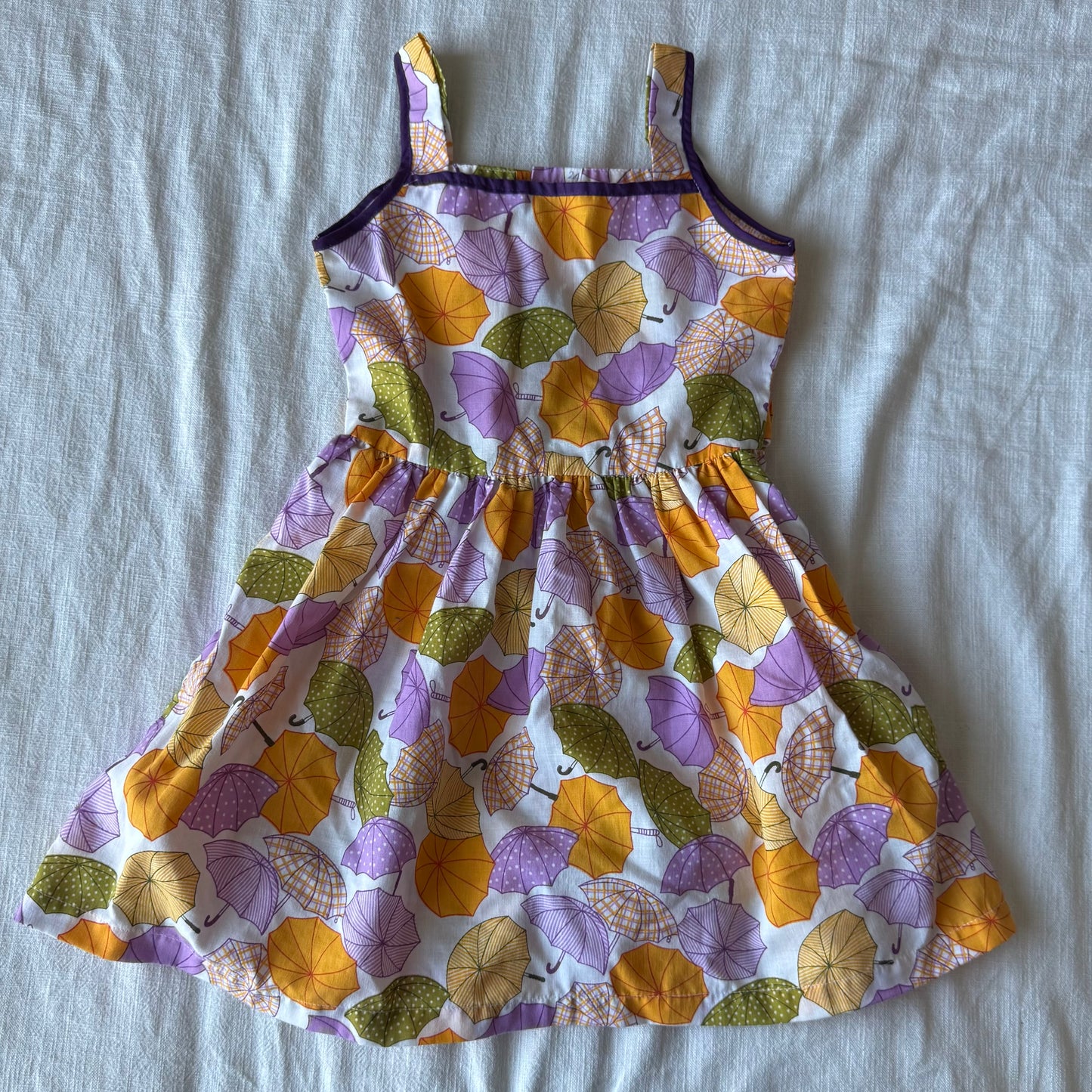 Size 4/5 Vintage Handmade Umbrella Dress