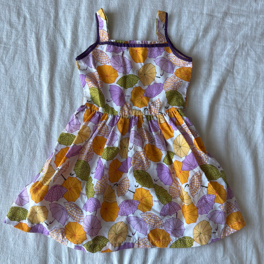 Size 4/5 Vintage Handmade Umbrella Dress