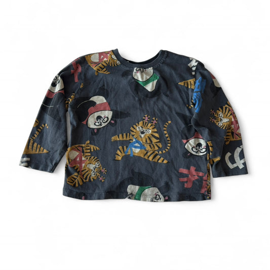 3-4T Zara Ninja Animals Tee