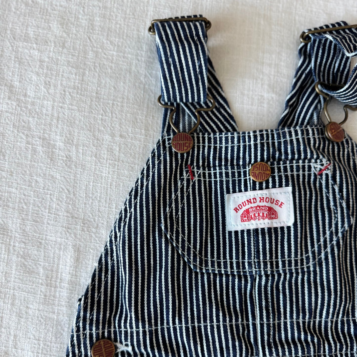 3T Round House Pinstripe Overalls