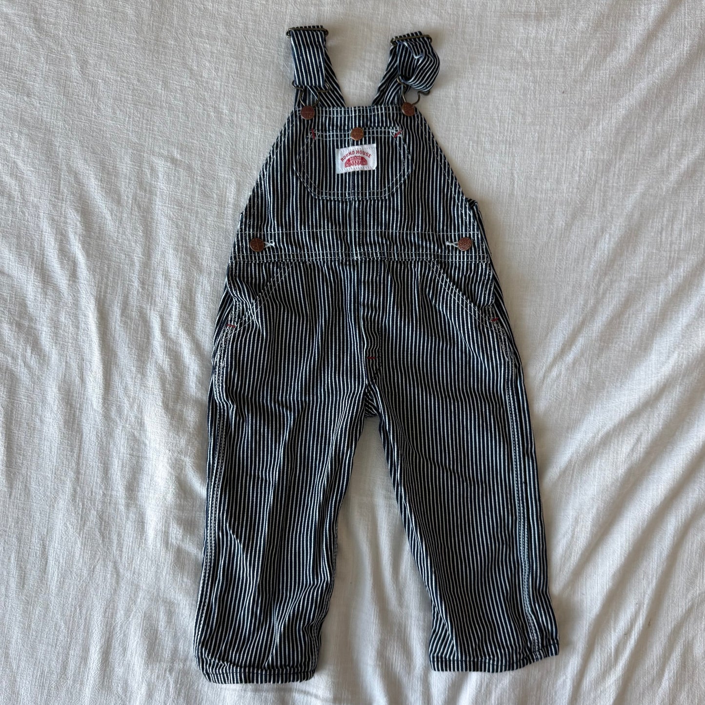 3T Round House Pinstripe Overalls