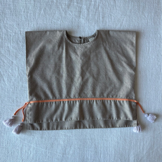 Size 3/4 Wool Poncho Shirt
