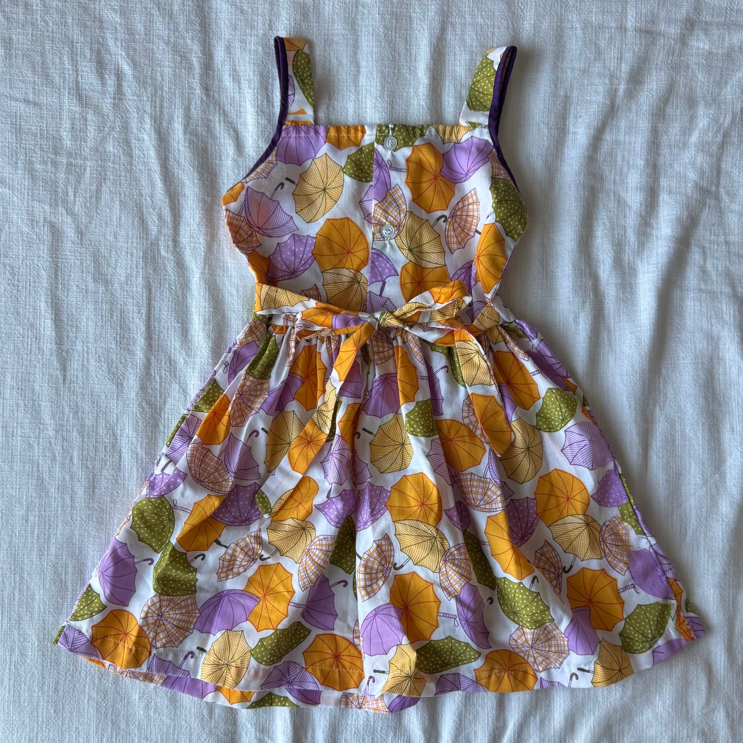 Size 4/5 Vintage Handmade Umbrella Dress
