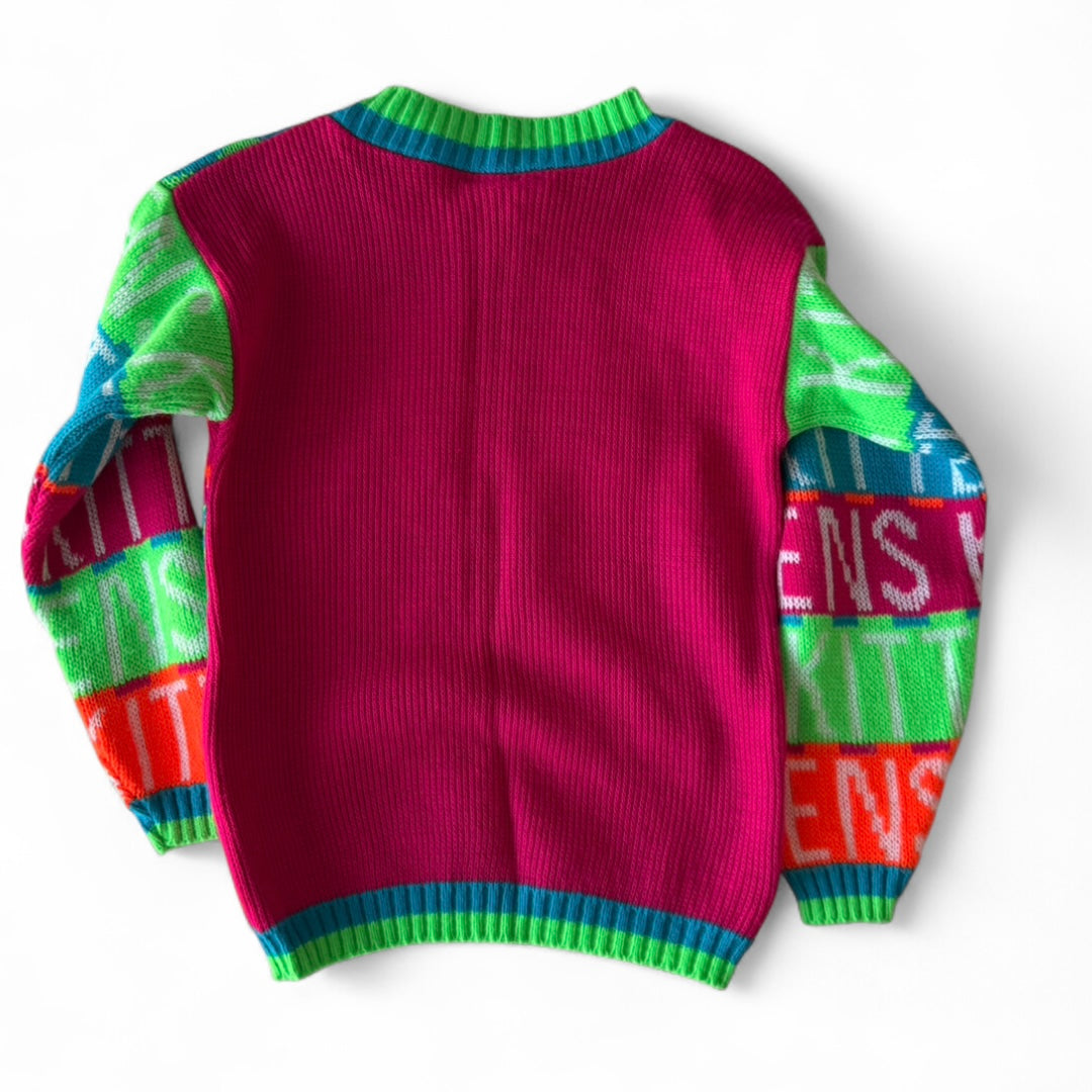 6-7Y Vintage Cat Sweater