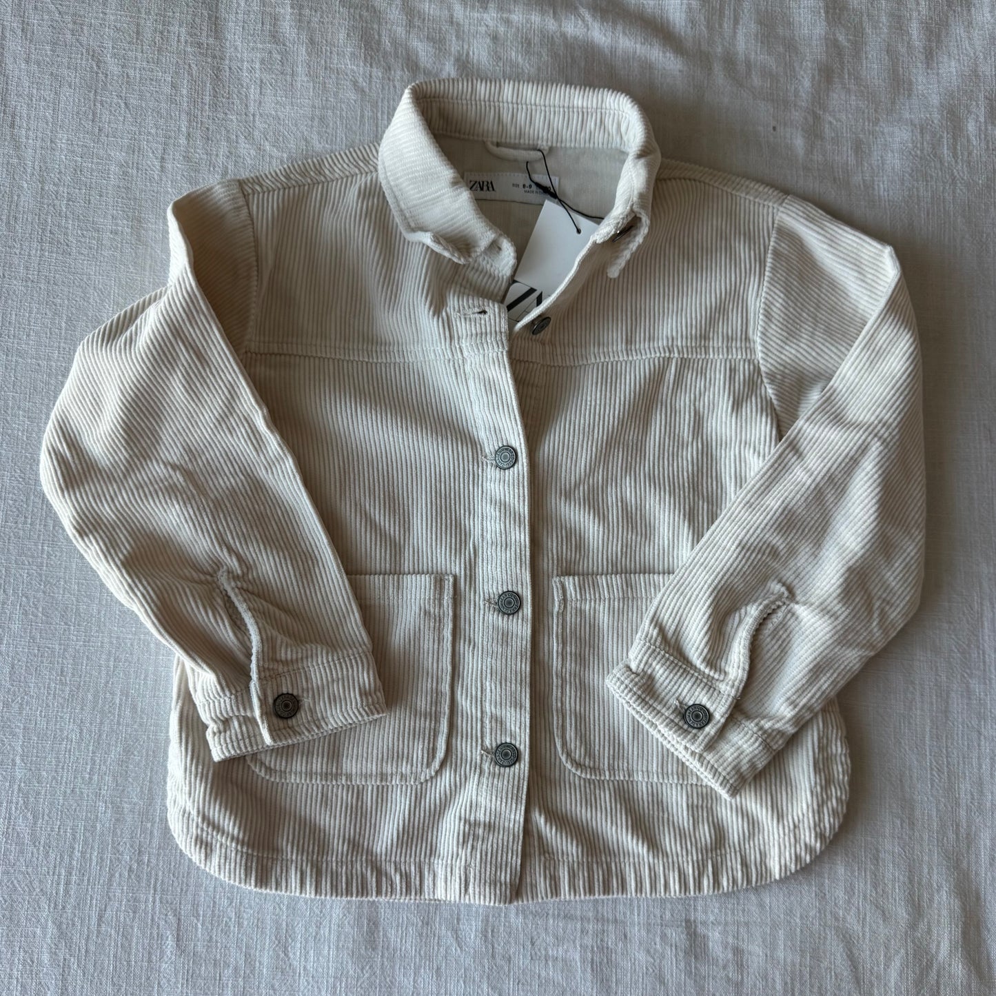 Size 8/9 Cream Zara Shacket