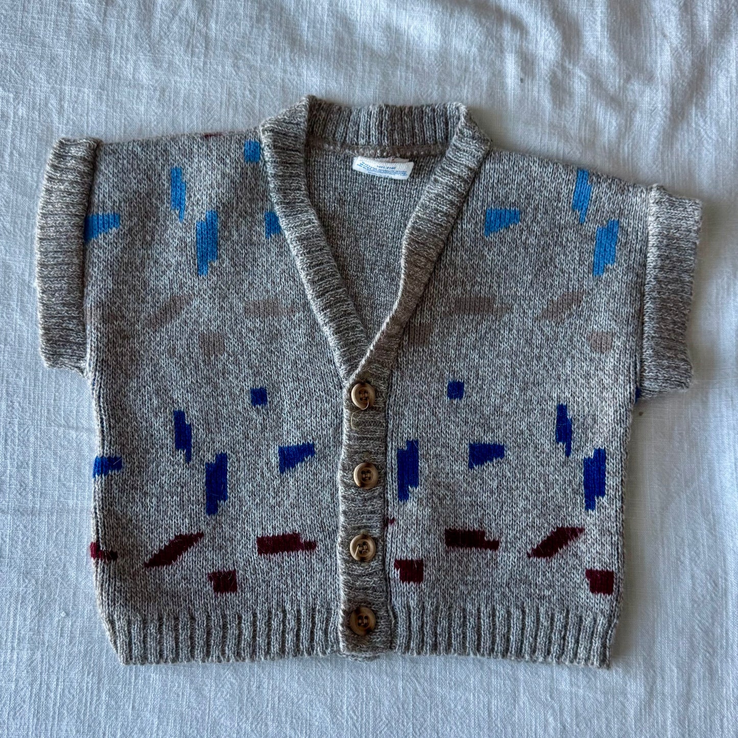 3t Vintage Short Sleeve Cardigan