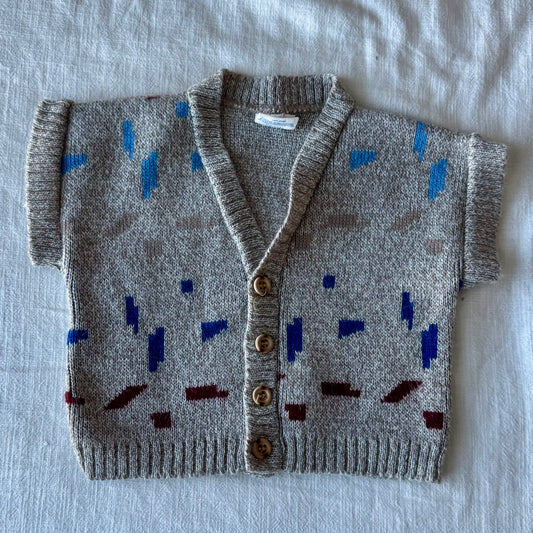 3t Vintage Short Sleeve Cardigan