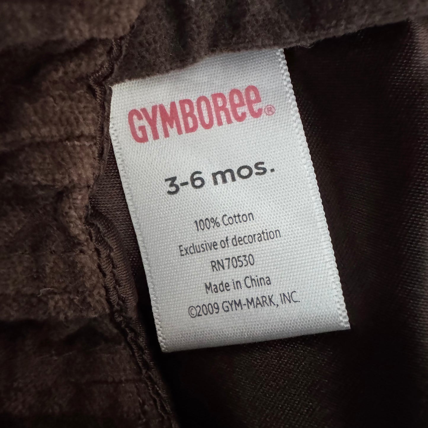 3-6 months Brown Smocked Jumpsuit